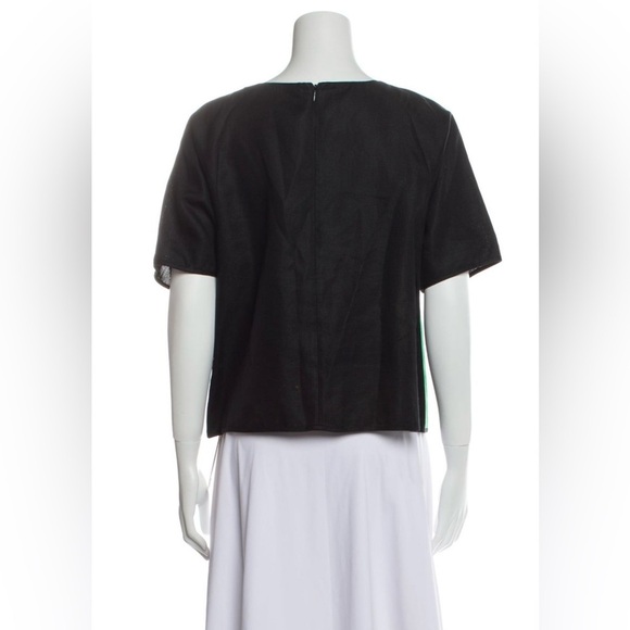 Tibi Printed Bateau Neckline T-Shirt Size: XL US 12 - Picture 3 of 3